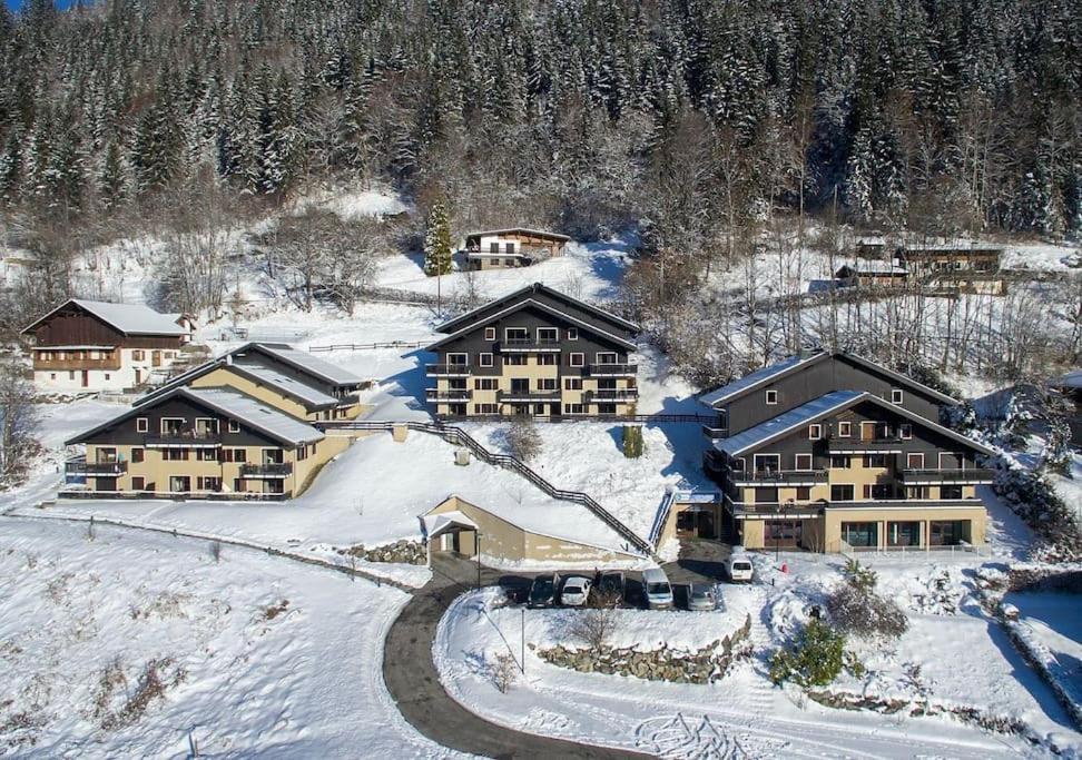 Appartement Dans Chalet Avec Piscine Couverte Saint-Gervais-les-Bains Buitenkant foto